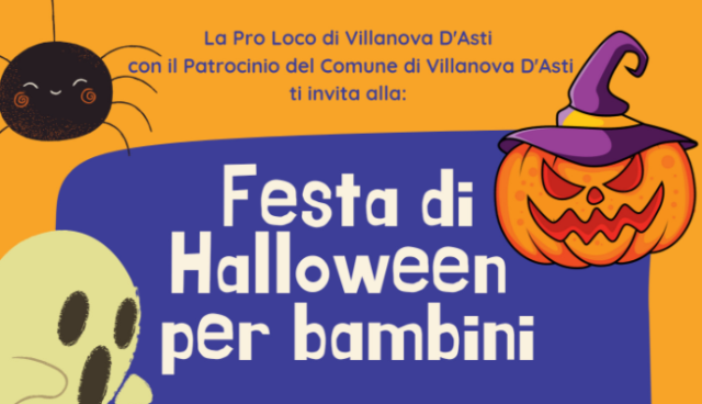 Villanova d'Asti | Festa di Halloween per bambini - edizione 2021