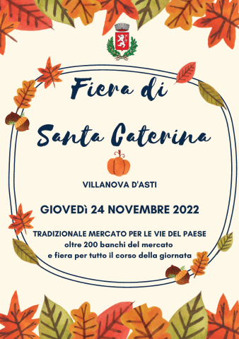 Villanova d'Asti | Fiera di Santa Caterina (edizione 2022)