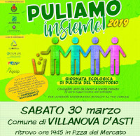 Appuntamento a Villanova d'Asti per "Puliamo insieme - edizione 2019" 